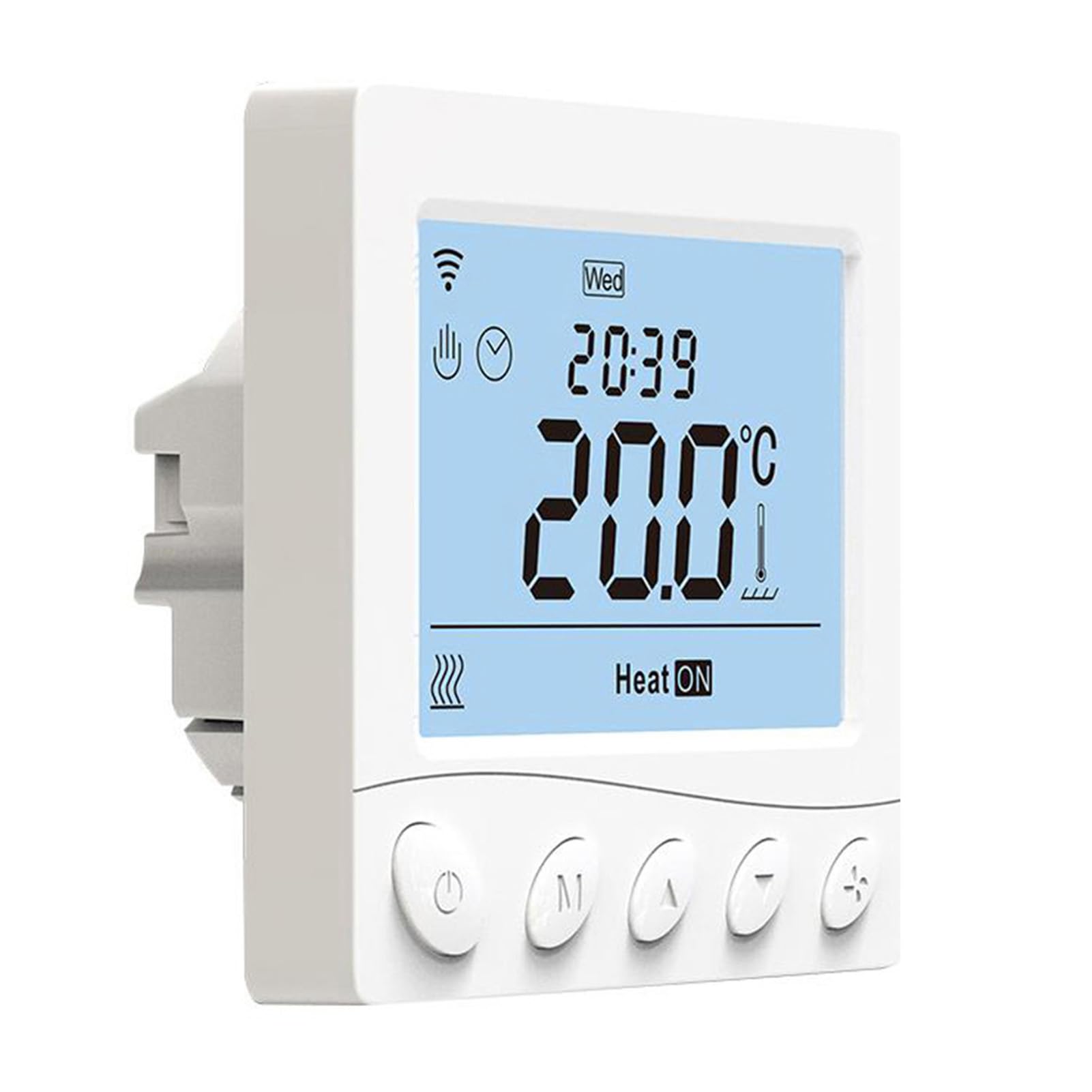 Termostato Nest, Termostato Inteligente con Pantalla LCD Grande, Control Mediante Aplicación de Voz, Programable Semanalmente para el Hogar (Tipo 2)