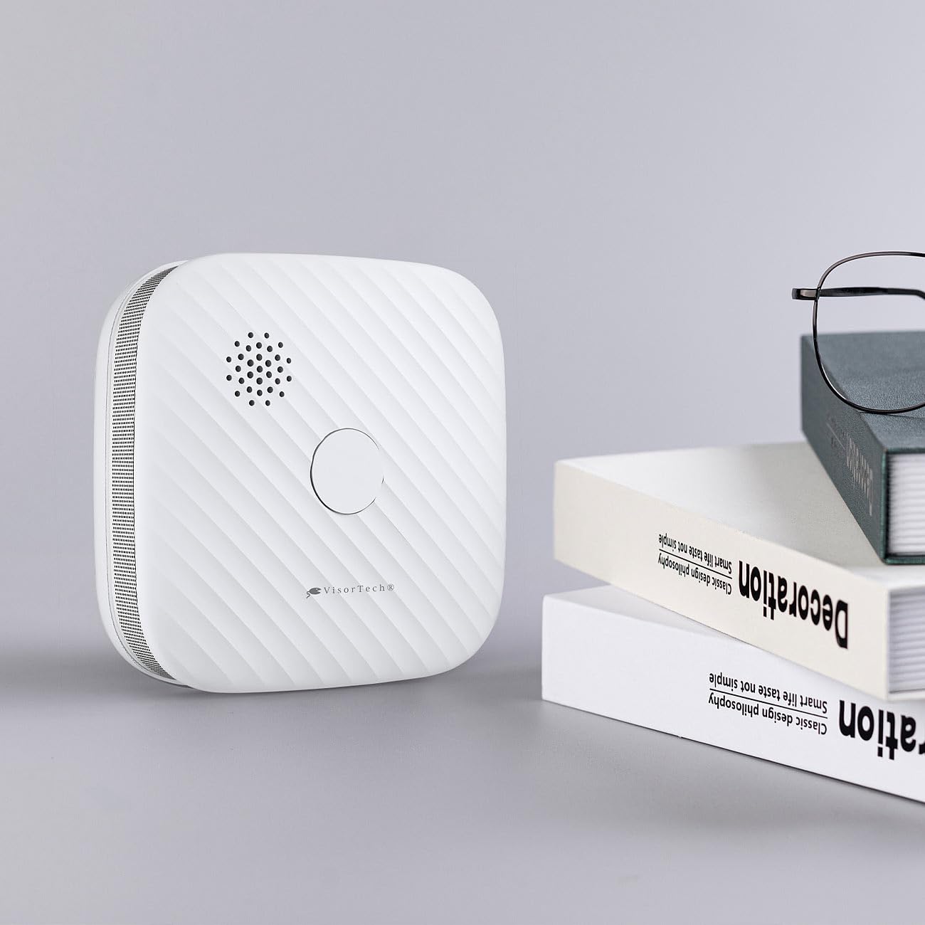 VisorTech Smart Rauchmelder: 3er-Set WLAN-Rauch- & Hitzemelder mit weltweiter App-Benachrichtigung (Rauchmelder mit Benachrichtigung, mit App Steuerung, Home)