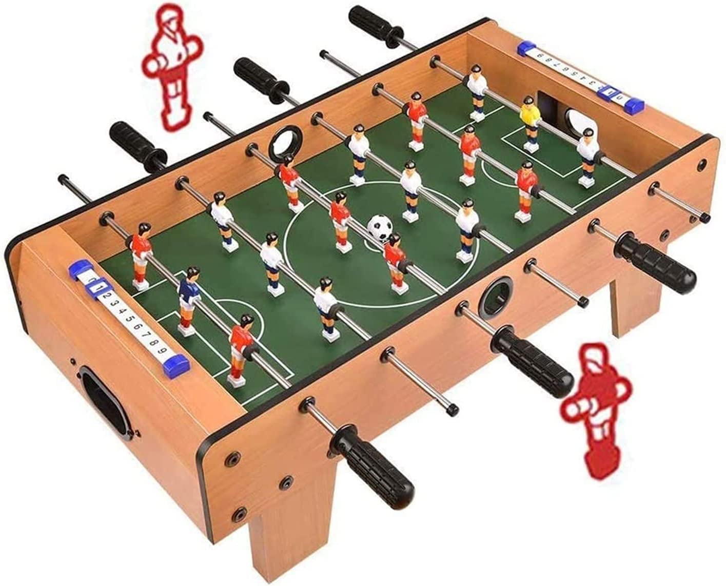 Generico Calcio Balilla, Mini Biliardo da Tavolo, Accessori per Giochi di Calcio Balilla, Giochi competitivi, Giochi Sportivi, Serata in Famiglia