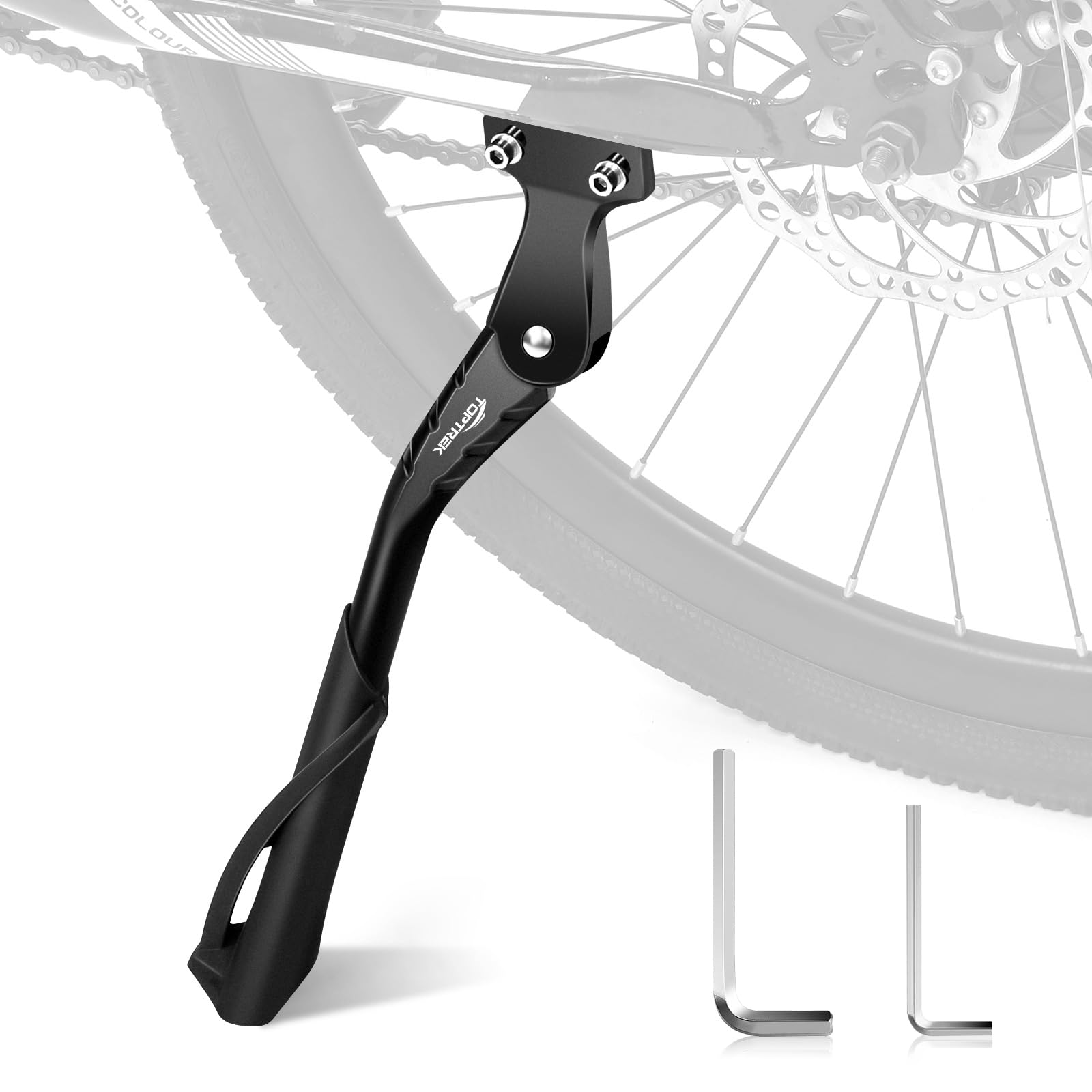 toptrek Fahrradstnder, 24-28 Zoll Hheverstellbar Aluminiumlegierung  Fahrrad Stnder bis 35 kg Traglast, rutschfest Seitenstnder, Stabil  Fahrradstnder fr Mountainbike, E-Bike, Trekking, Rennrad : Amazon.de:  Sport & Freizeit