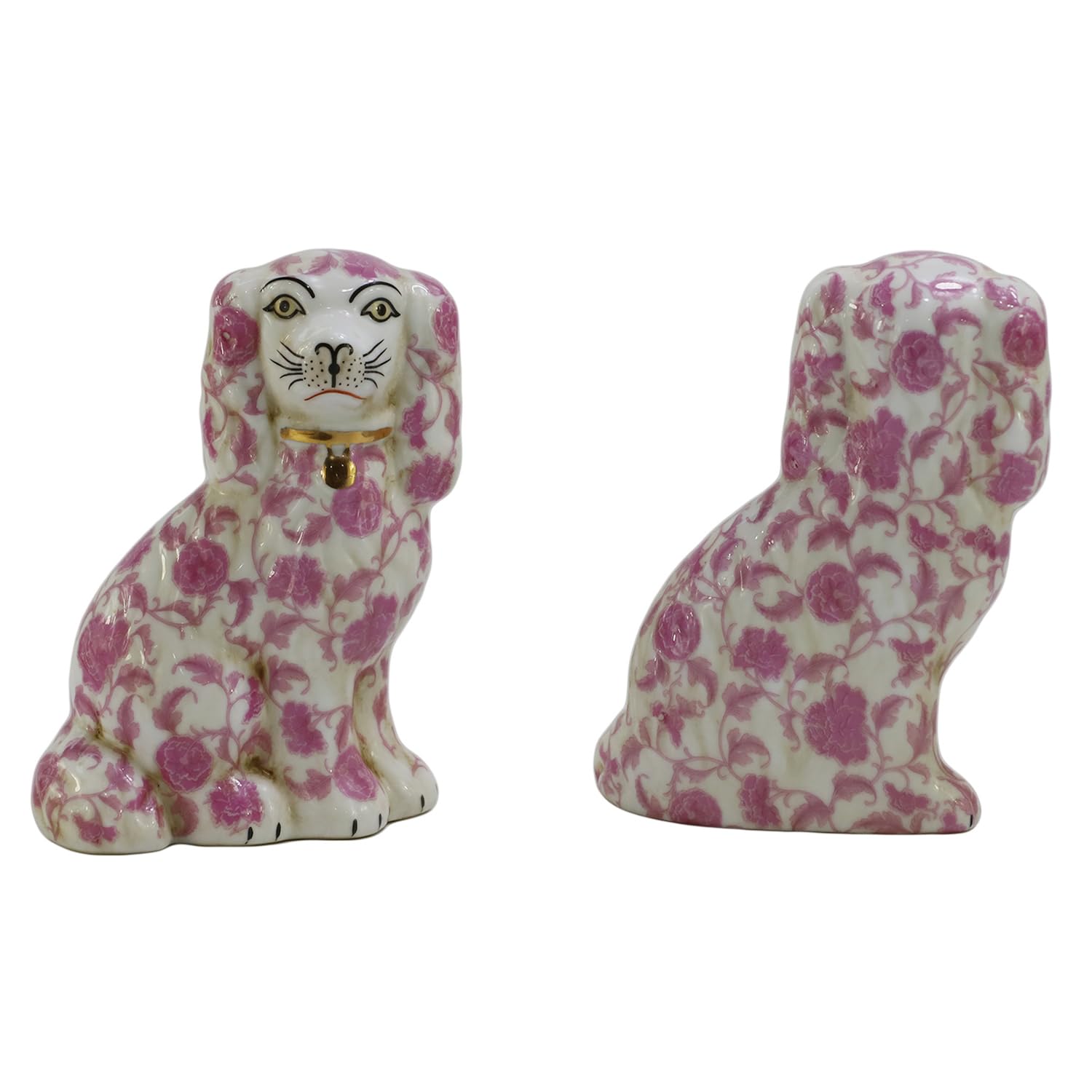 Amazon.com: SYNWISH Hand Painted Pink Floral Spaniel Dogs 5.9