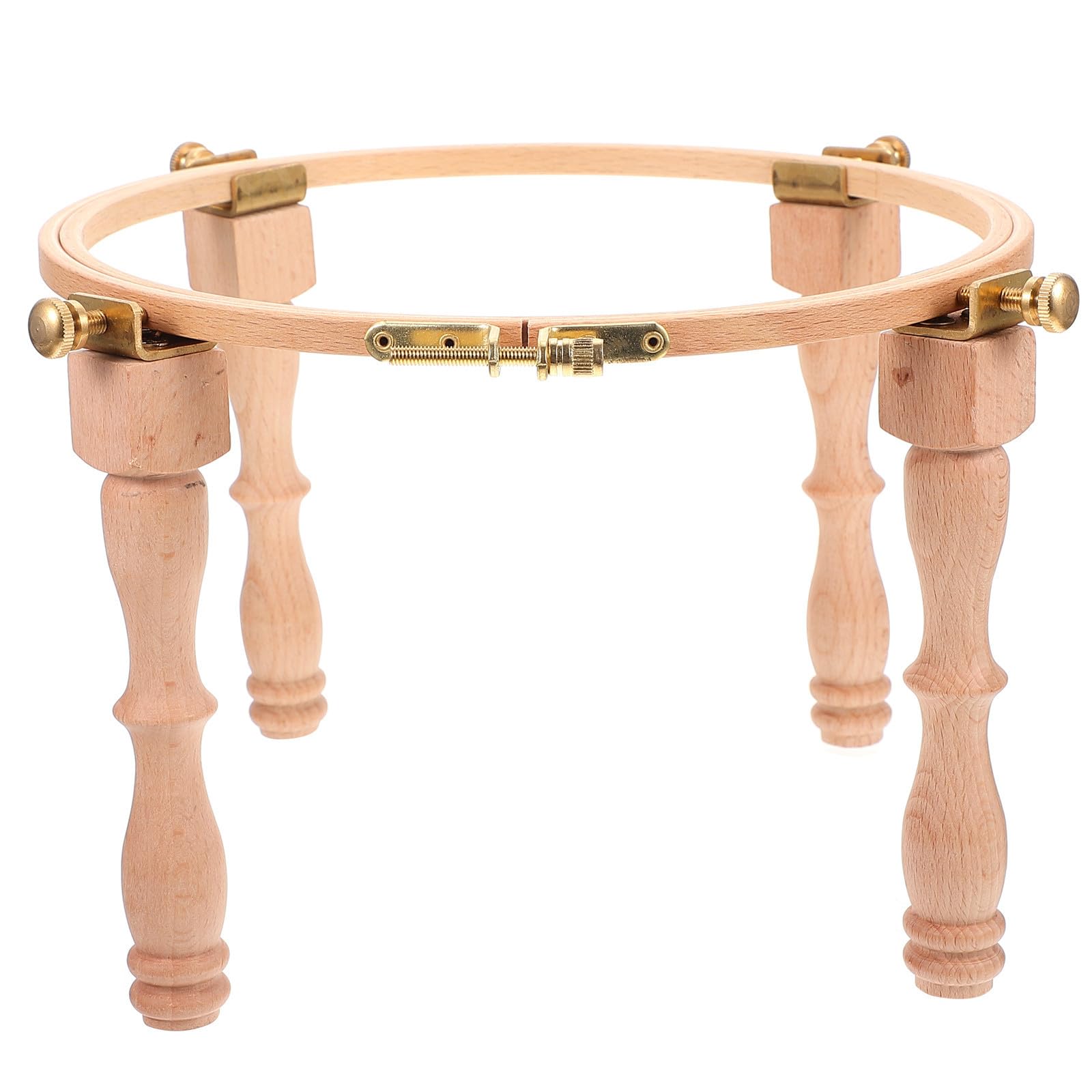 Bastidor de Madera para Bordar Patas, Altura Ajustable, Principiantes
