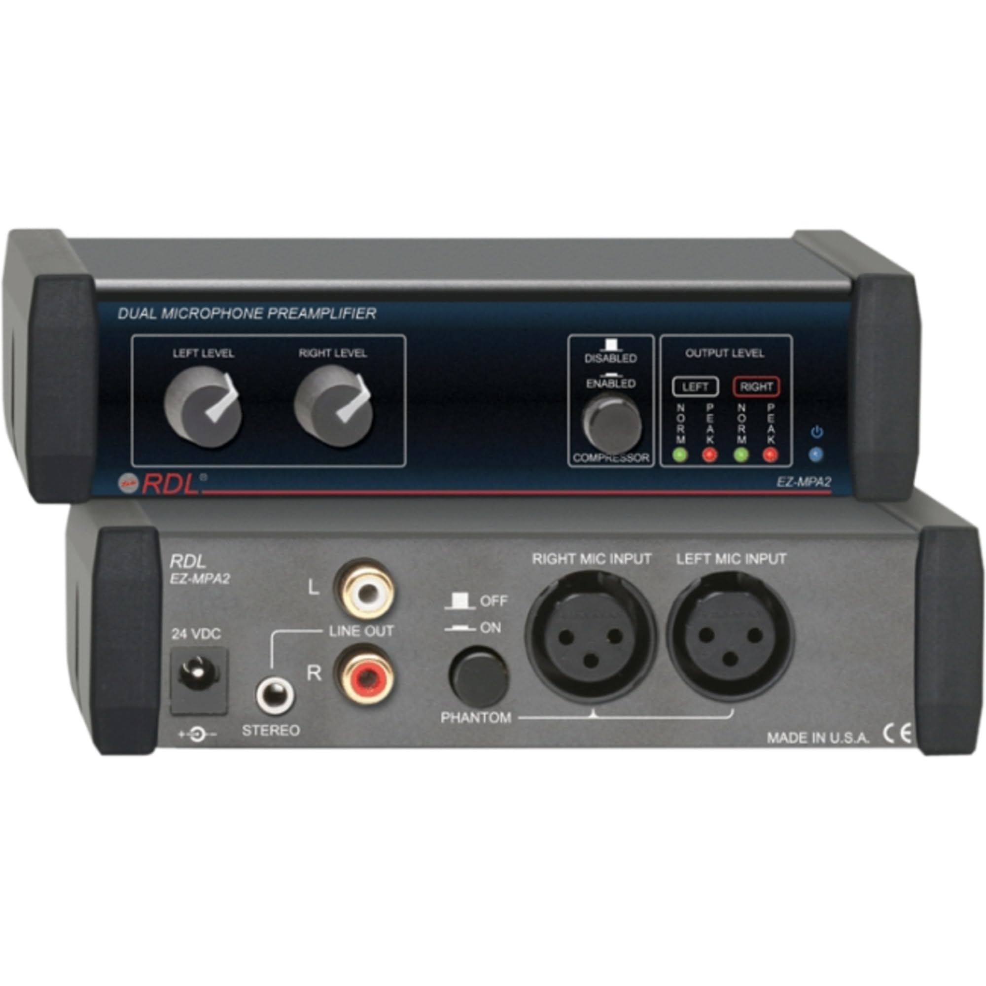 RDL EZ-MPA2 Dual Microphone Preamplifier