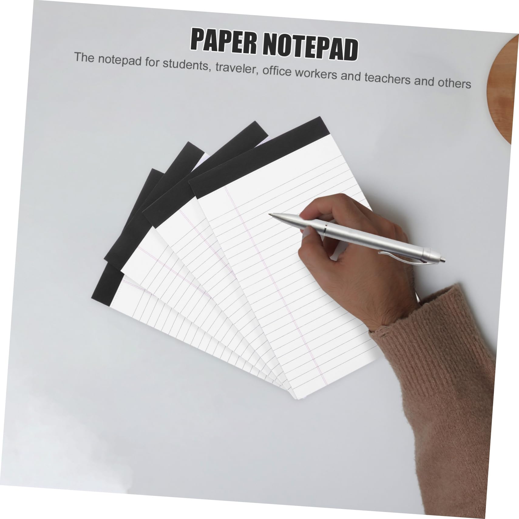 2 Pezzi Blocchi Note Lined Pad Multi Funzione Quaderni Memo Portatili con Larga Taccuini Smontabili per Ufficio e Personali