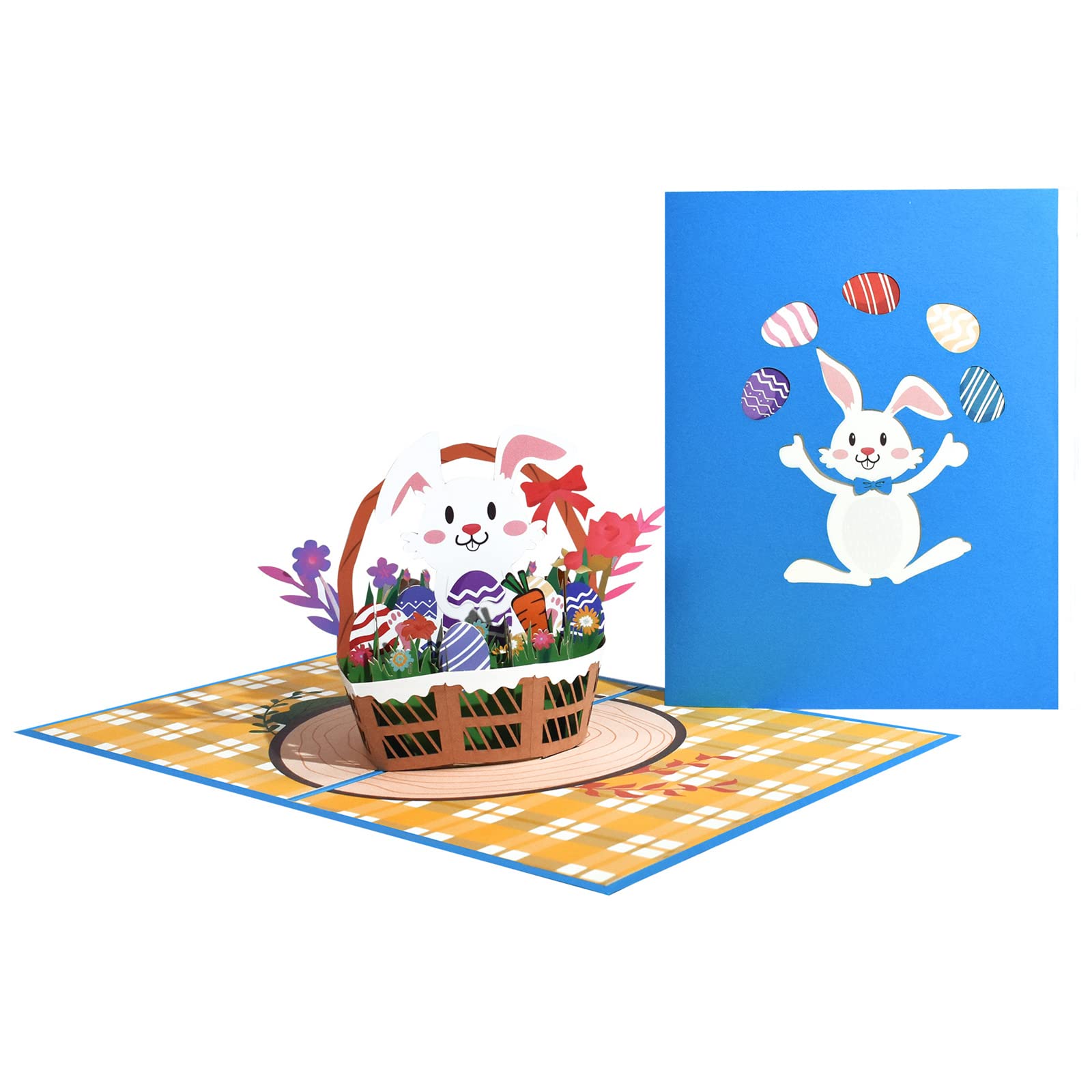 Buxuaaaa 3D Easter Dog Greeting Card Set Invitation Blessing Accessory for New Year Wedding Party Card Supplies Easter Greeting
