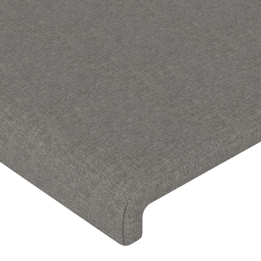 Testate 2 pezzi grigio scuro imbottito in tessuto, altezza regolabile 72 x 5 x 78/88 cm per il vostro letto, solo testiera Cabeceras de Cama camera da letto