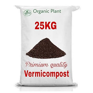 ORGANIC PLANT Primium Quality Vermicompost for Plants (25kg) - image, photos