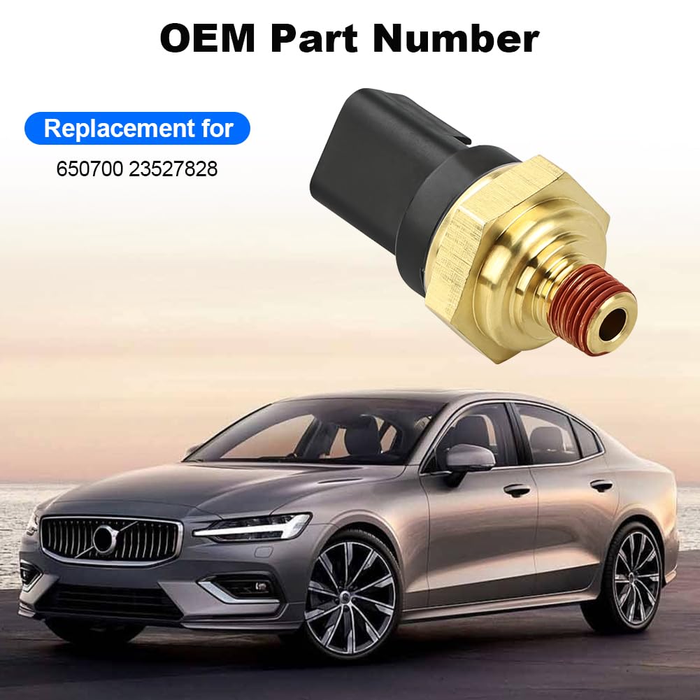 Engine Oil Pressure Sensor Compatible with Volvo Detroit Diesel 14L Series 60 S60 Oil Pressure Sensor Switch Replacement for 650700 23527828