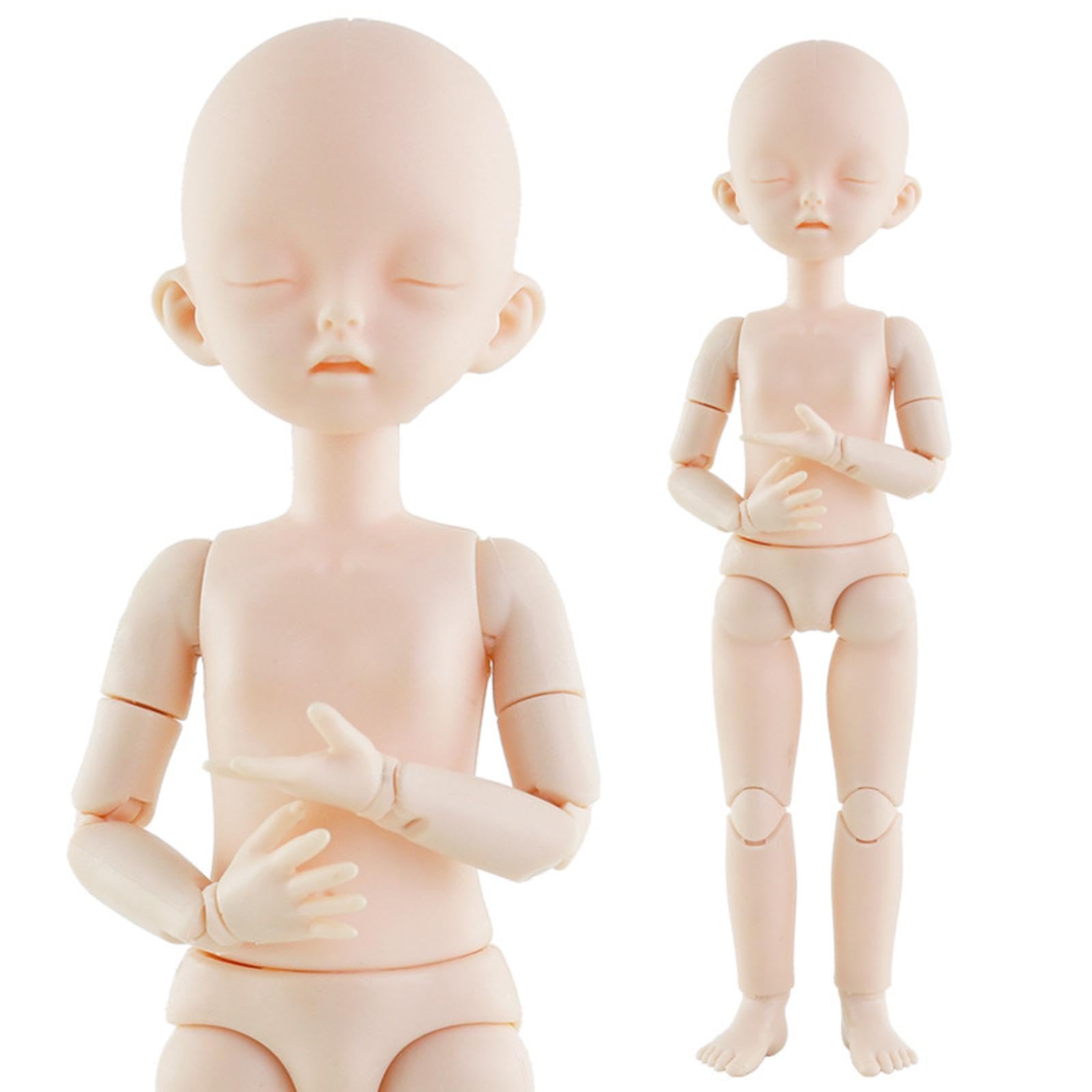 CALANDIS™ BJD Doll Toy Ball Jointed Dolls with Shoes Figure DIY Making Plain Doll Body-image-47