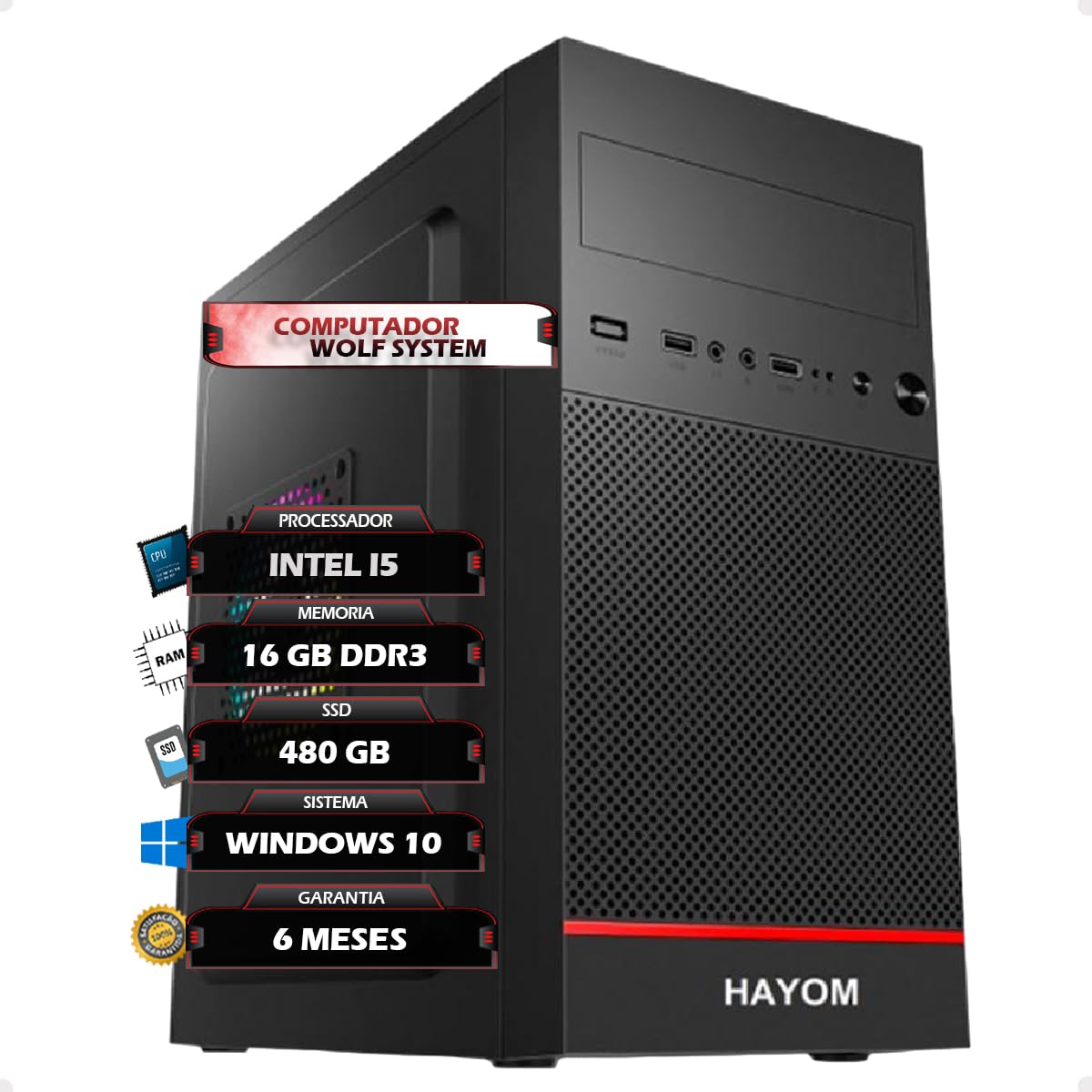 Pc Cpu Intel I5 Terceira Geração 16gb Ssd 480gb Promoçao. | Amazon