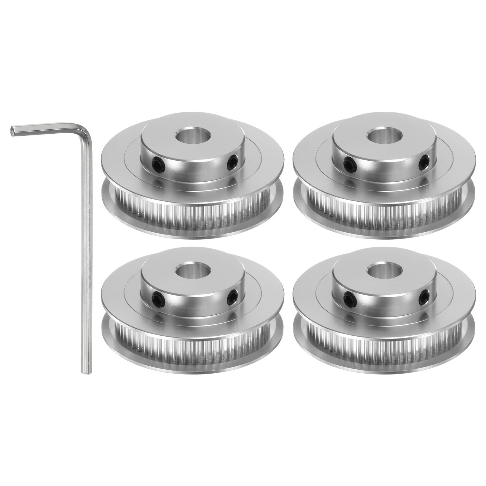 Produktbild von GT2 Alu-Umlenkrollen-Set 20 & 60 Zähne – Riemenbreite 8 Mm – Für CNC & 3D-Drucker