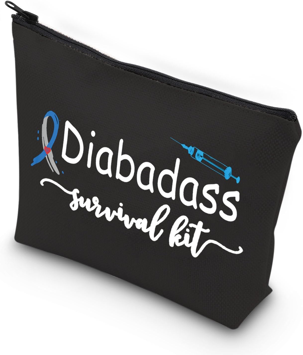 VAMSII Diabetes Diabadass Survival Kit Funny Diabetic Supply Case Type One T2 Storage Organization Bag VAMSII Diabetes Diabadass Survival Kit Funny Diabetic Supply Case Type One T2 Storage Organization Bag