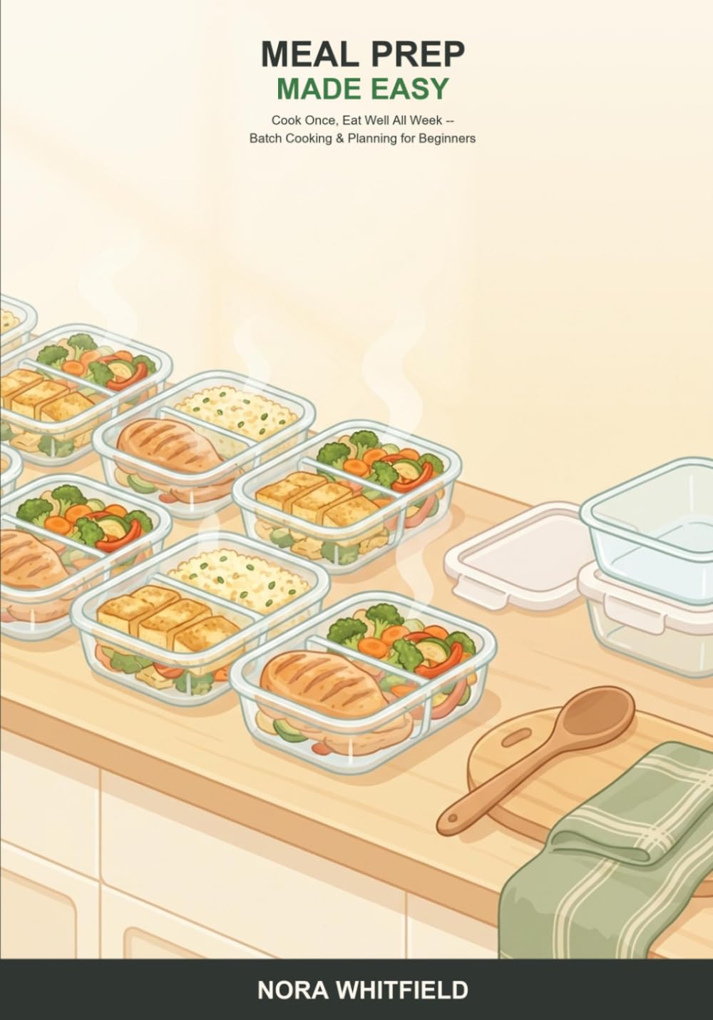 Meal Prep Made Easy: A Beginner's Guide to Planning, Batch Cooking, and Storing a Week of Good Meals -- So You Cook Once and Eat Well All Week