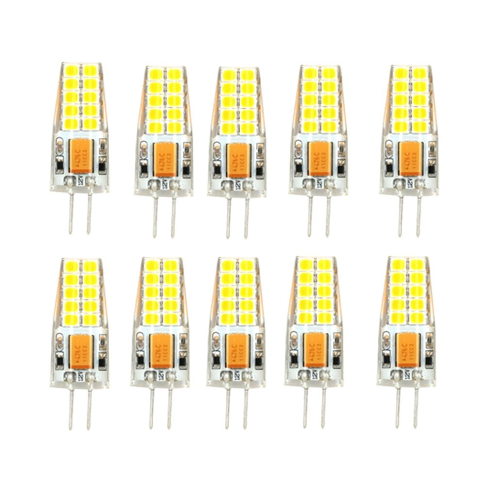 Xingyue Aile Luci a LED per esterni, G4 LED Lampadina 3 Watt AC 12V 20led 2835 SMD LED Lampada [Classe energetica A +] 10 pz (Colore : Bianco freddo)