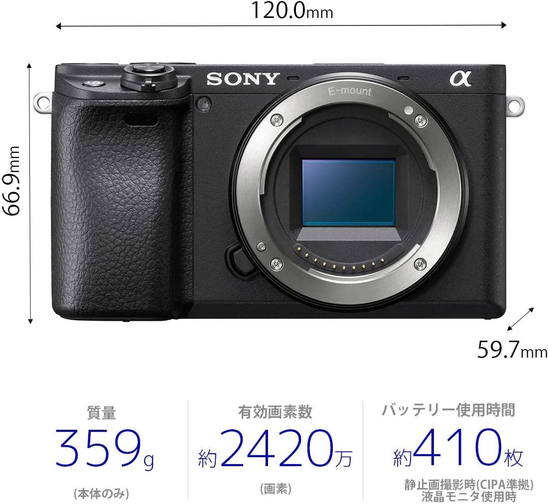 α6400ズームレンズキット＋おまけにSEL50F18レンズ
