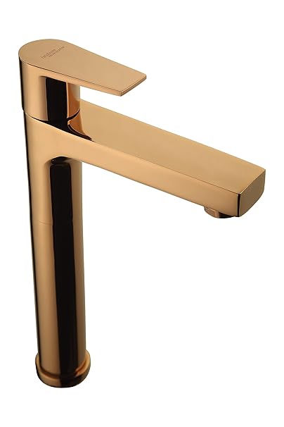 Hindware Italian Collection F360002RGD Element Pillar Cock Tall,Brass with Rose Gold PVD Finish