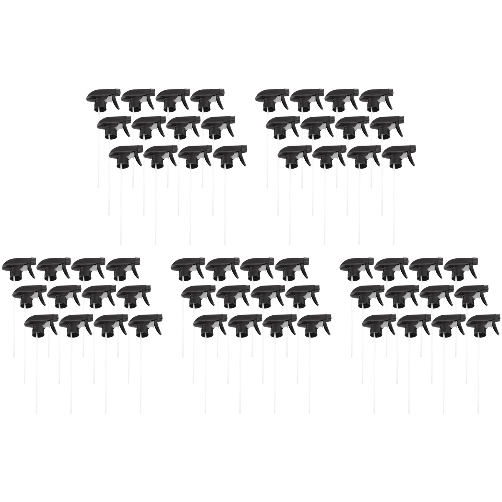Jnchdghwa Black 60 Pcs Trigger Sprayer Bottle Nozzle Head - 28/410 Neck Bottle Size