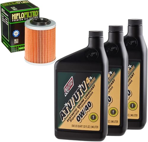 Oil Change Kit For Can-Am 2015 Outlander 500 L IRS Synthetic 0W-40