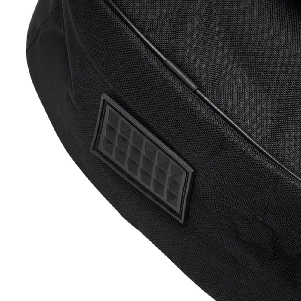 Housse de transport rembourrée imperméable pour guitare acoustique standard, Noir