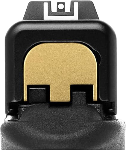 Miniatura 2 de NDZ Performance Placa de Cubierta Trasera de Deslizante para Glock 17 19 19X 20 21 22 23 26 27 34 45 y 47 49 Gen 5 9MM .40 S&W, Aluminio Gravado con
