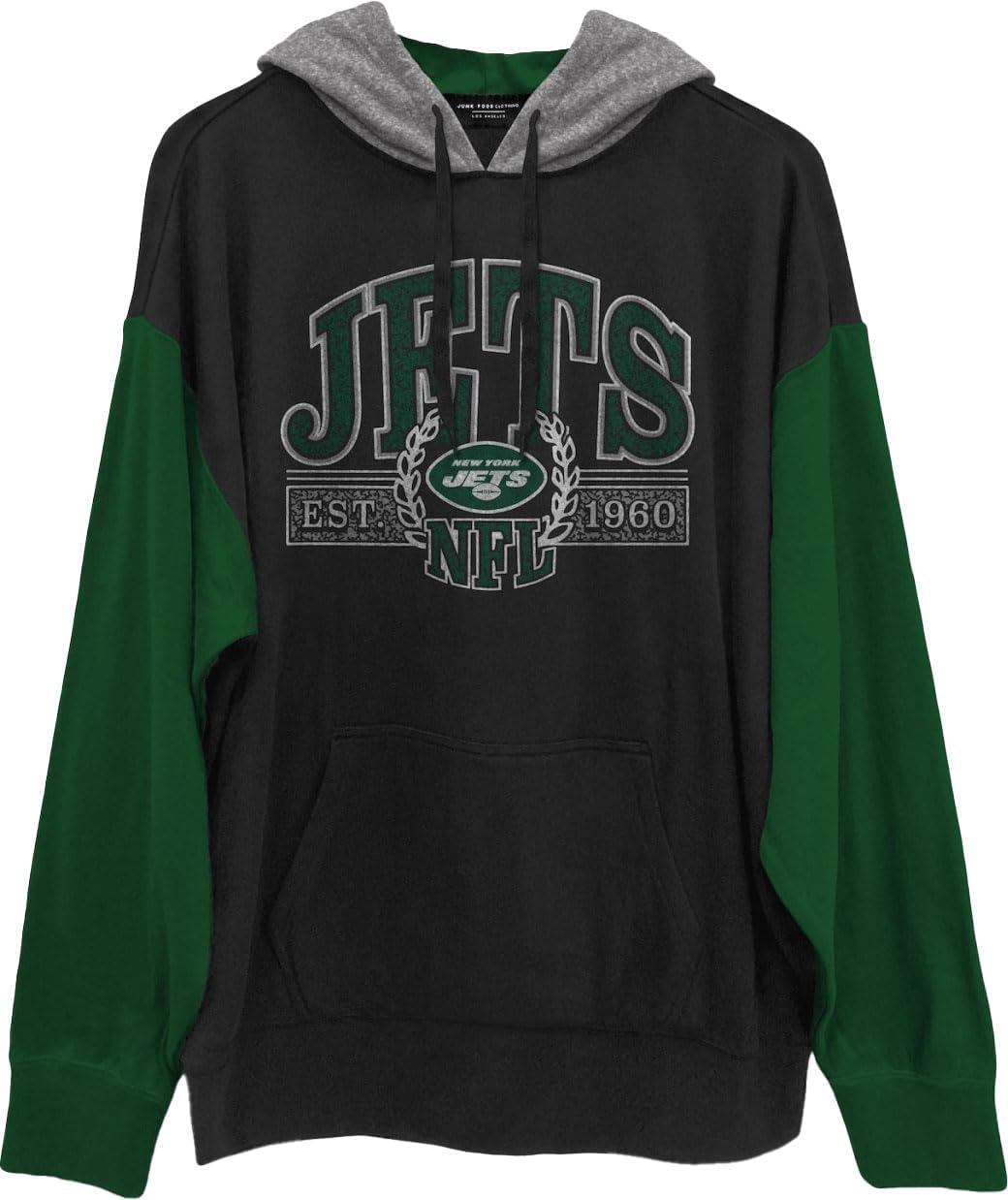 New York Jets Tri Color Block Hoodie