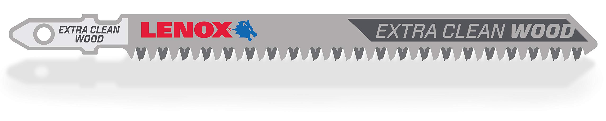 LENOX Tools 1991552 T-Shank Extra Clean Wood Cutting Jig Saw Blade, 4 1/2" x 3/8" 12 TPI, 3 Pack