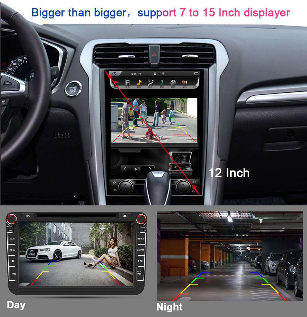 Telecamera posteriore super grandangolare HD doppia telecamera di parcheggio per Citroen Jumper/Fiat Ducato E-Ducato Maxi Van L3H2/VAN WEZEL/Opel Movano/Peugeot Boxer