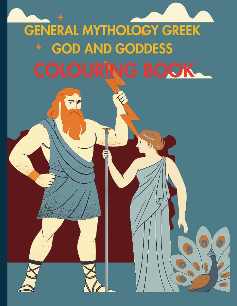 General Mythology Greek God and Goddess Colouring Book:: For All Age to Relax and Enjoy