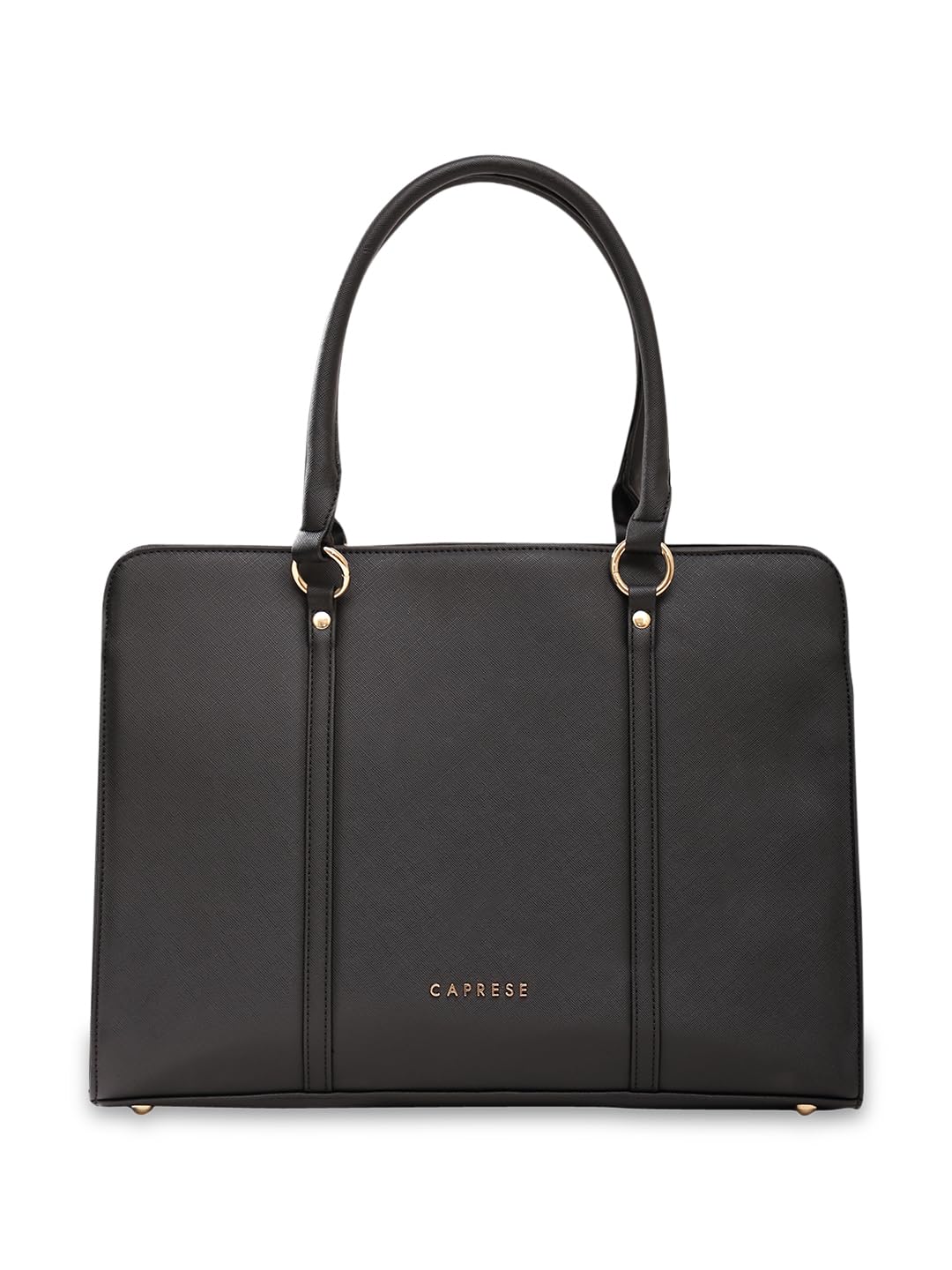 Caprese SIENNA SOLID BLACK FAUX LEATHER LARGE LAPTOP BAG HANDBAG (B0CYQ94JKW) Amazon Price History, Amazon Price Tracker