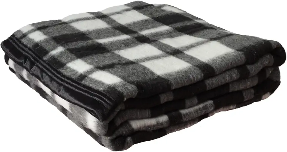 Cobertor Casal Boa Noite Xadrez Guaratingueta Preto