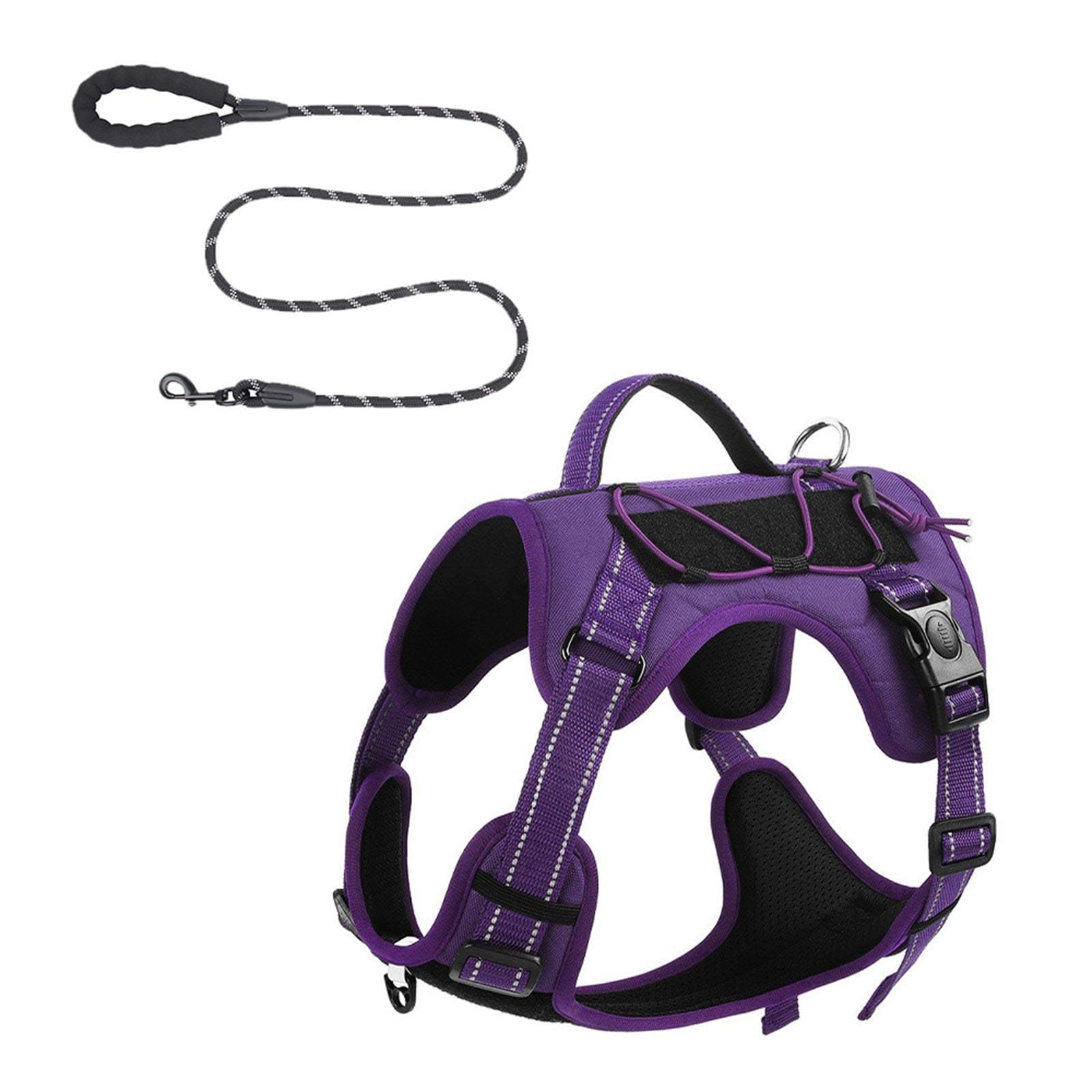 MICFENY Dog Vest Adjustable Training Harness for Large Dogs Harnesses Strong Multifunctional Leash Harness Soft Handle