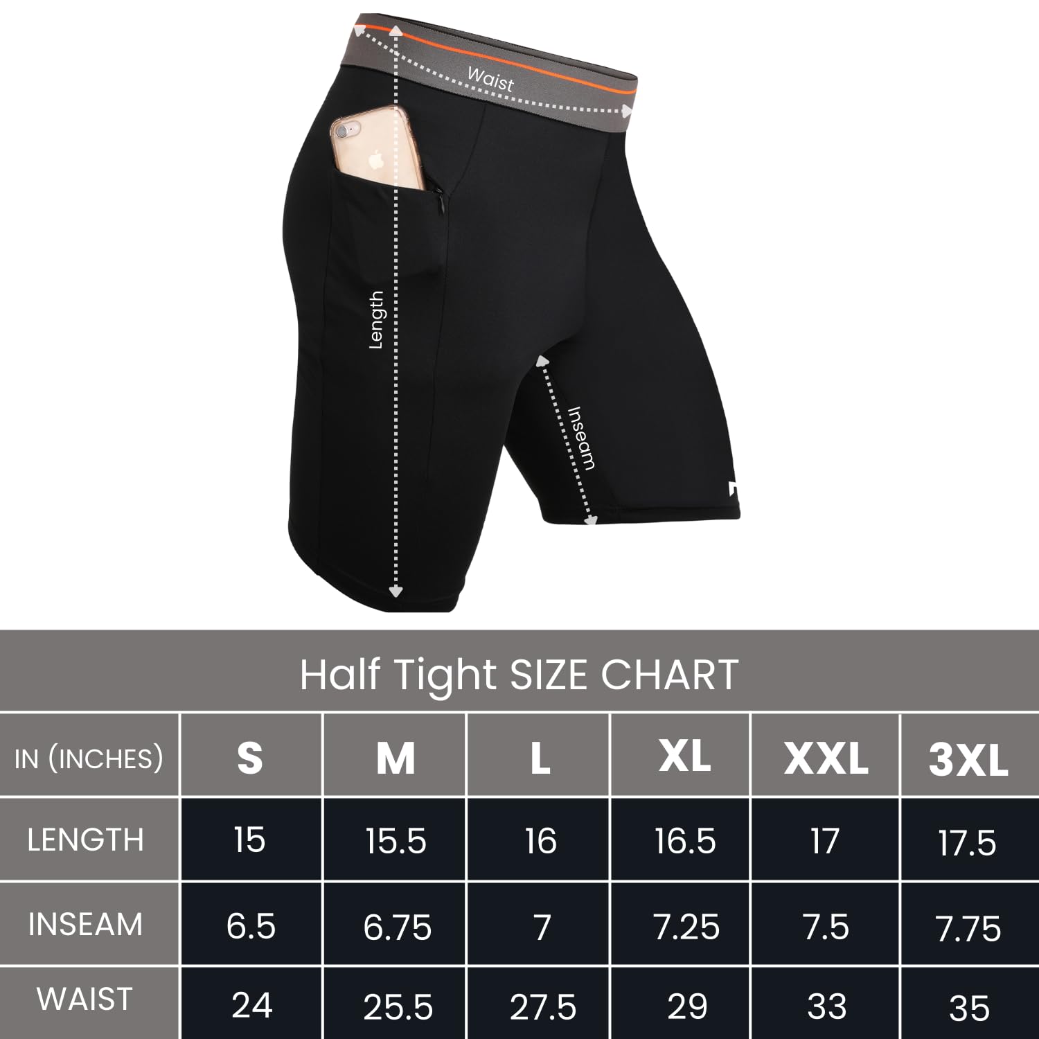 NEVER LOSE Swimwear Swimming Shorts Trunk for Men & Women (XX-Large, Black) 4