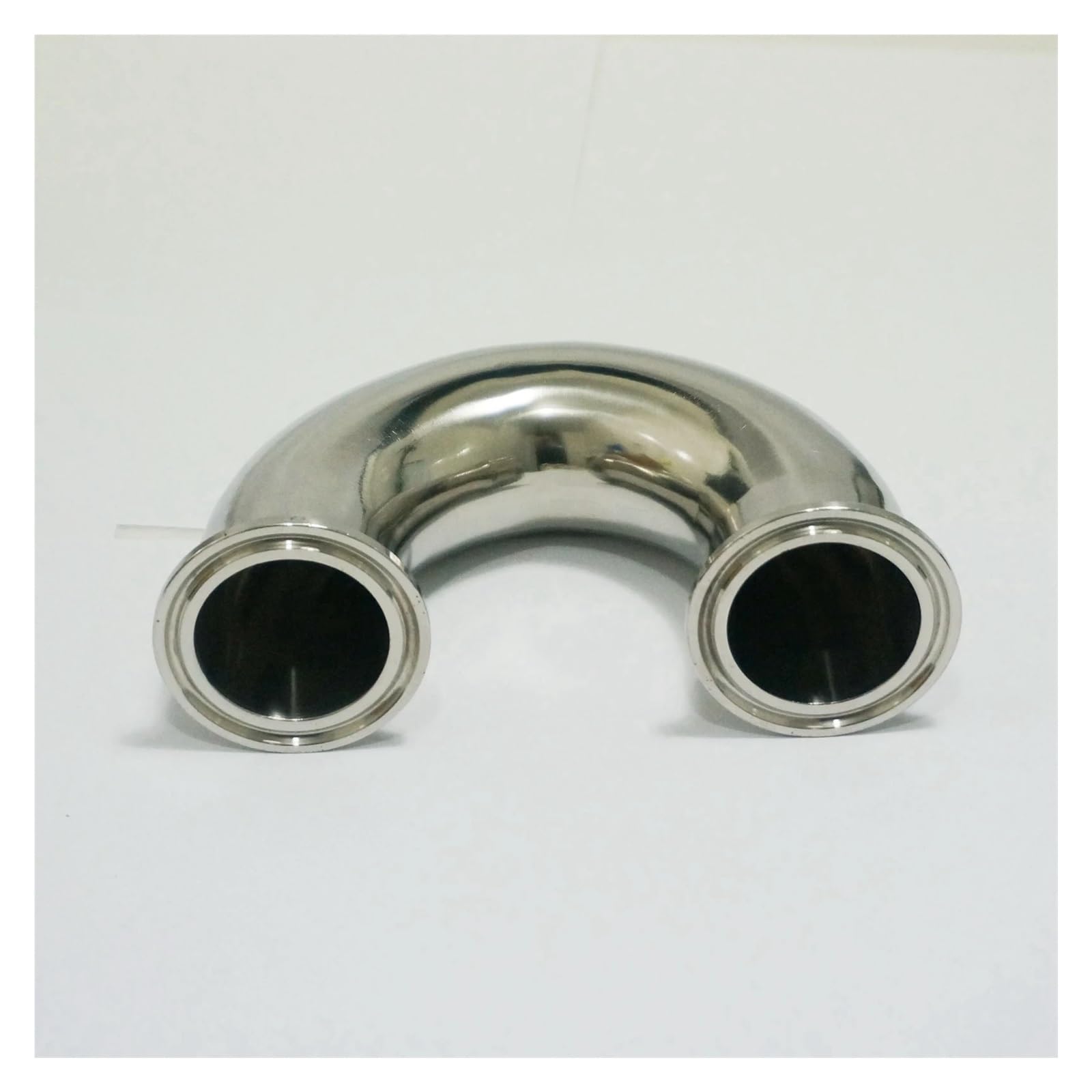 PAKMEZ 38mm O/D 1.5" Tri Clamp 304 Stainless Steel 180 Degree Bend Three Pipe Fitting