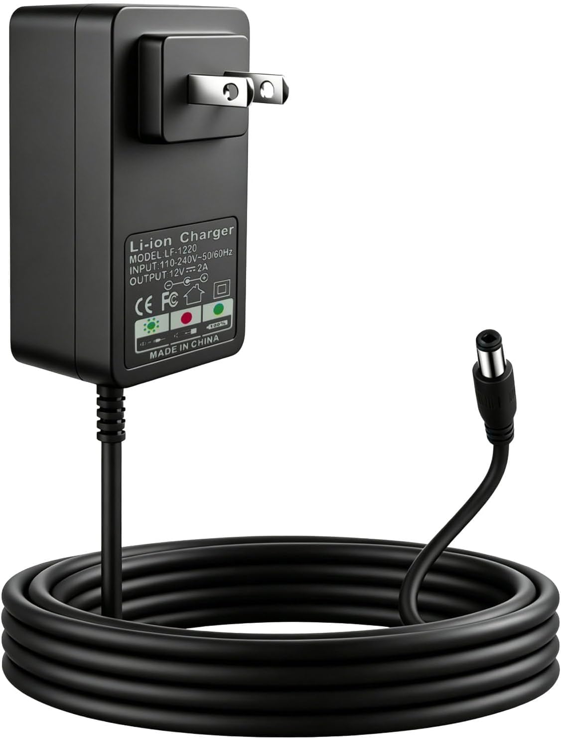 Photo 1 of 12V 2A Neck Back Massager Power Cord Charger, Compatible with Viktop, Viktor Jurgen, InvoSpa, LiBa, Medcursor, Gideon, Naipo, Restack, Mirakel, Comfier, Snailax, Zyllion, Nekteck