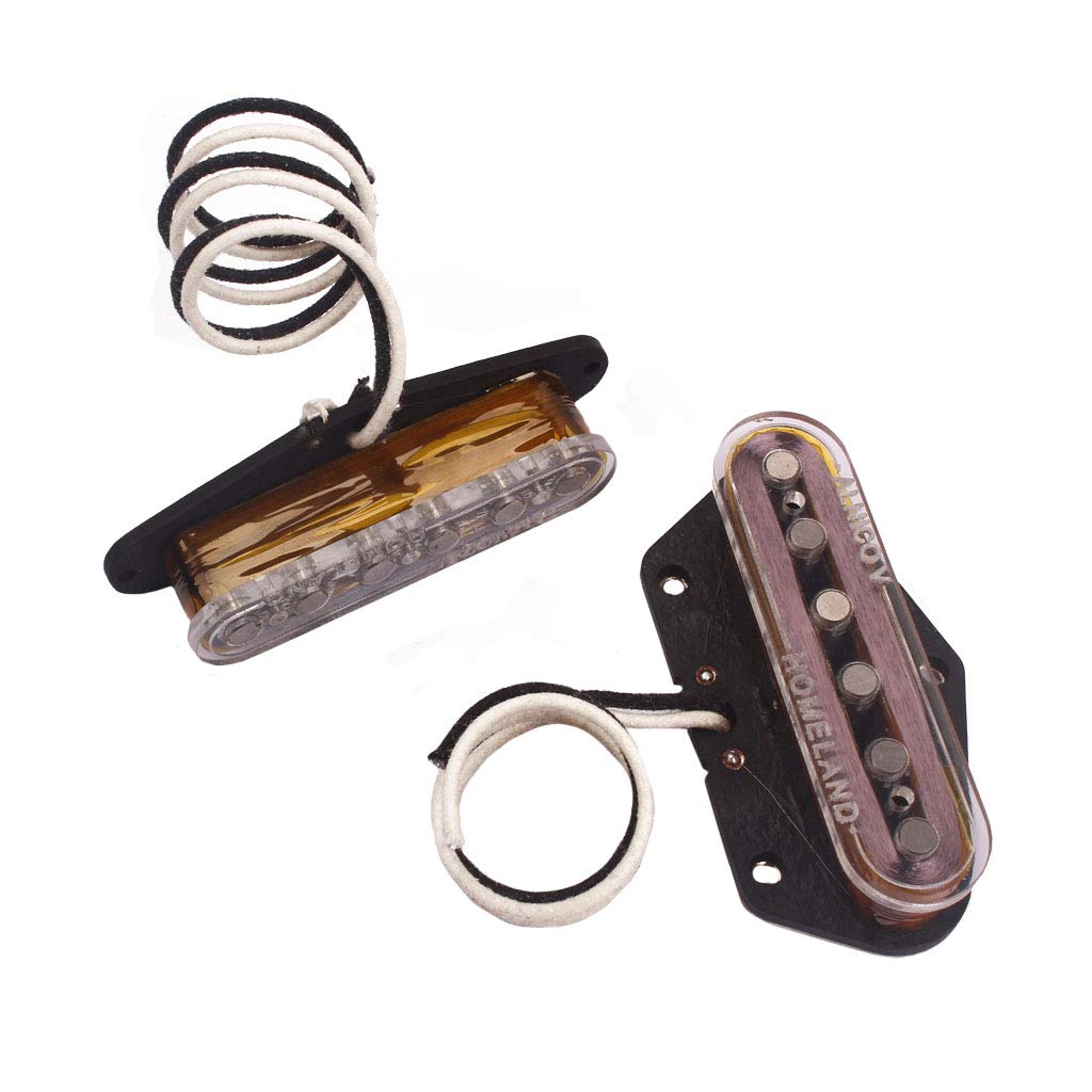 Alnicov 6 Corde Antichità Pickup Set Collo & Ponte Per TeLe Chitarra Elettrica Accessori