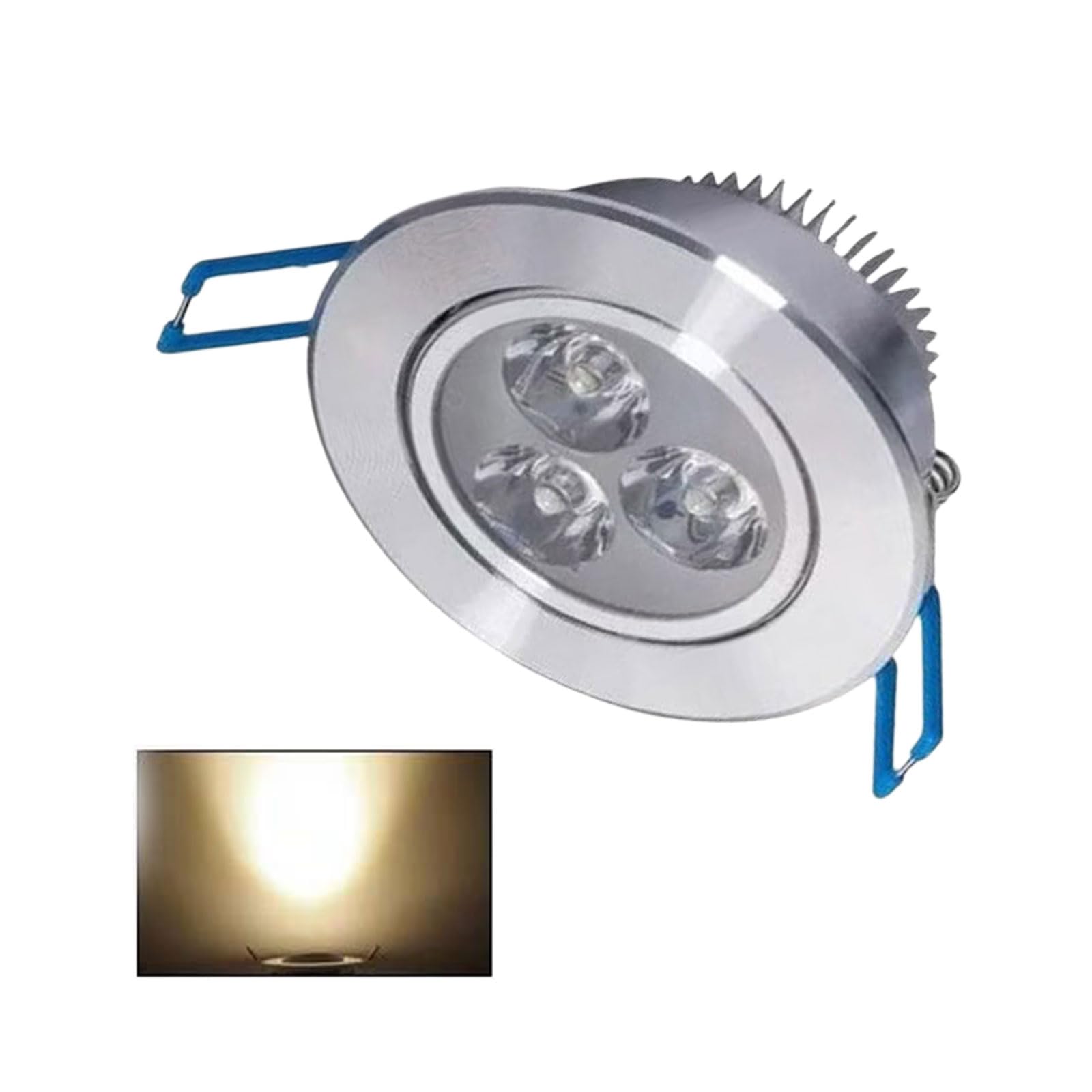 OSNIYAW Recessed Ceiling Lights Replacement 3W Spotlights Round Ceiling Spots Light for Indoor Light Spotlights