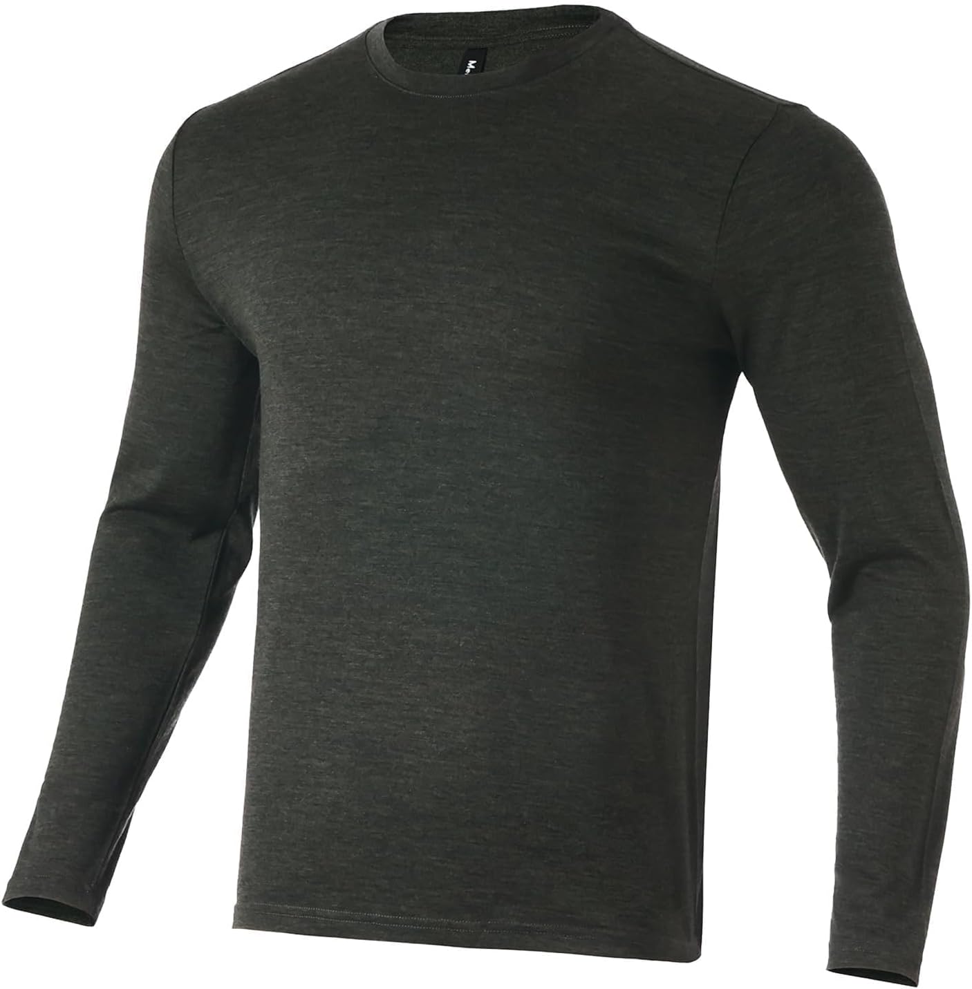 Merino Protect 100% Merino Wool Base Layer Mens Soft Long Sleeve Shirts Odor Resistance Thermal Underwear for Hunting Hiking