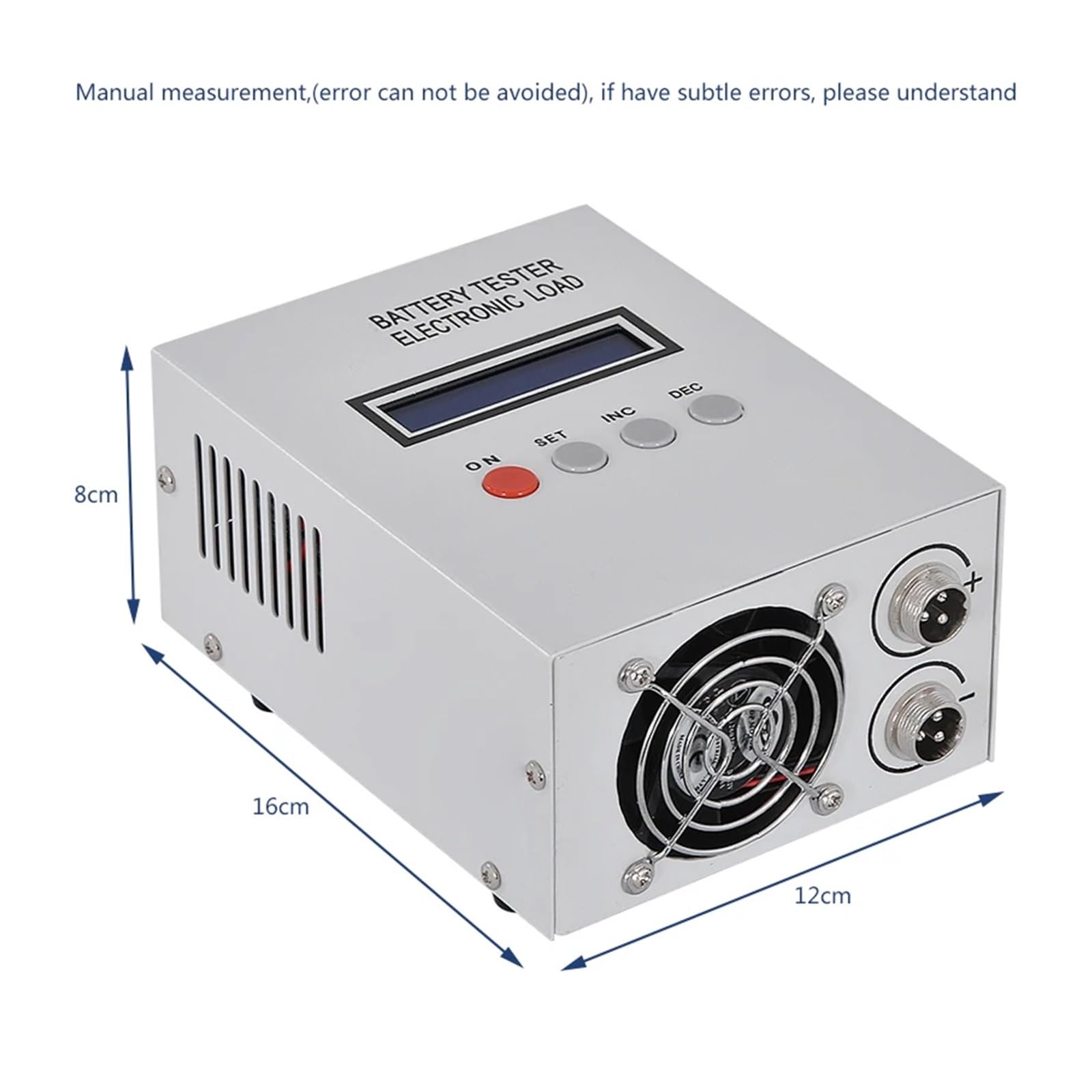 Begoniape EBC-A20 Testeur de capacité de batterie 85W, Fonctions
