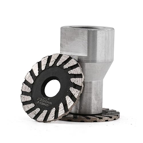 Miniatura 6 de YDROWN Hoja de sierra de diamante con grabado de 1.575 in con brida RemovabIe 58-11 Disco de corte para tallar piedra arenisca de granito de