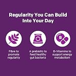 Energy Daily Prebiotic Fibre Supplement Gummies for Adults, Promotes Regularity and A Healthy Digestive System and Supports Energy Metabolism, Packed with B Vitamins, 115 Count