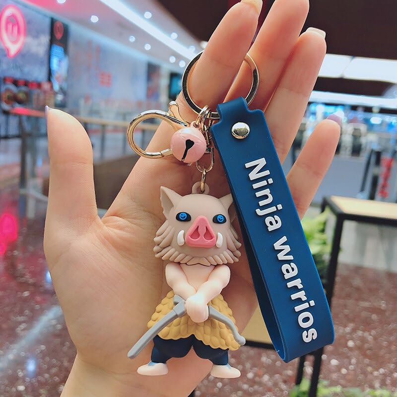 Tinion | Demonslayer-5 Cute miniature PVC rubber 3D Keychain Special Edition for School bags, hand bags, Keys with key ring(Pack of 1) (Height- 6.5cm) (B0CD4CN6LW) Amazon Price History, Amazon Price Tracker