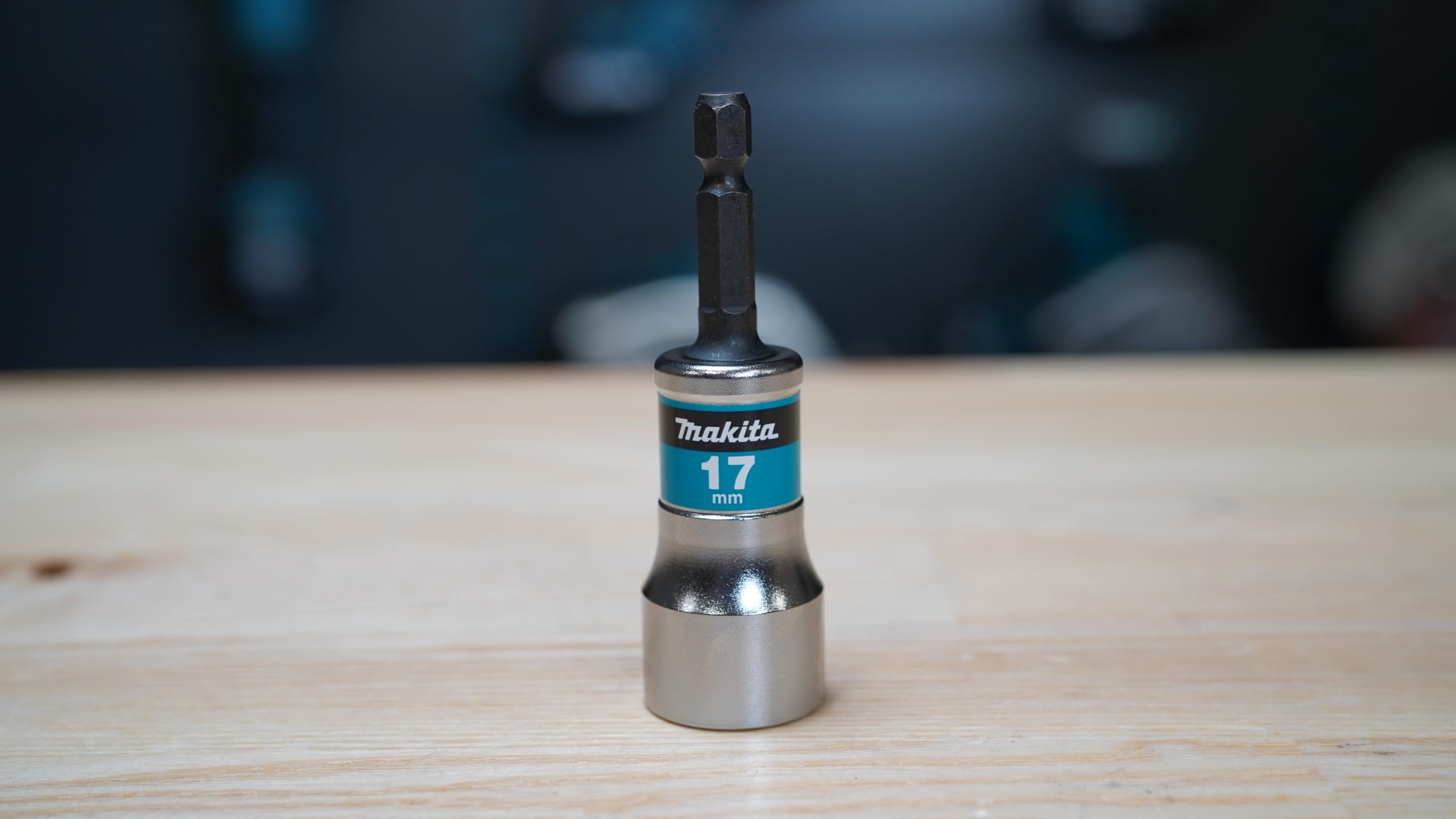 Makita Gelenk-Steckschlüssel SW17 – 15° Neigung Für Schlagschrauber, 1 Stück, 75 Mm