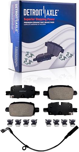 Vista 38 de Detroit Axle - Kit de freno trasero para Ford Fusion Lincoln MKZ Zephyr Mazda 6 Mercury Milan, repuesto de pastillas de freno de cerámica