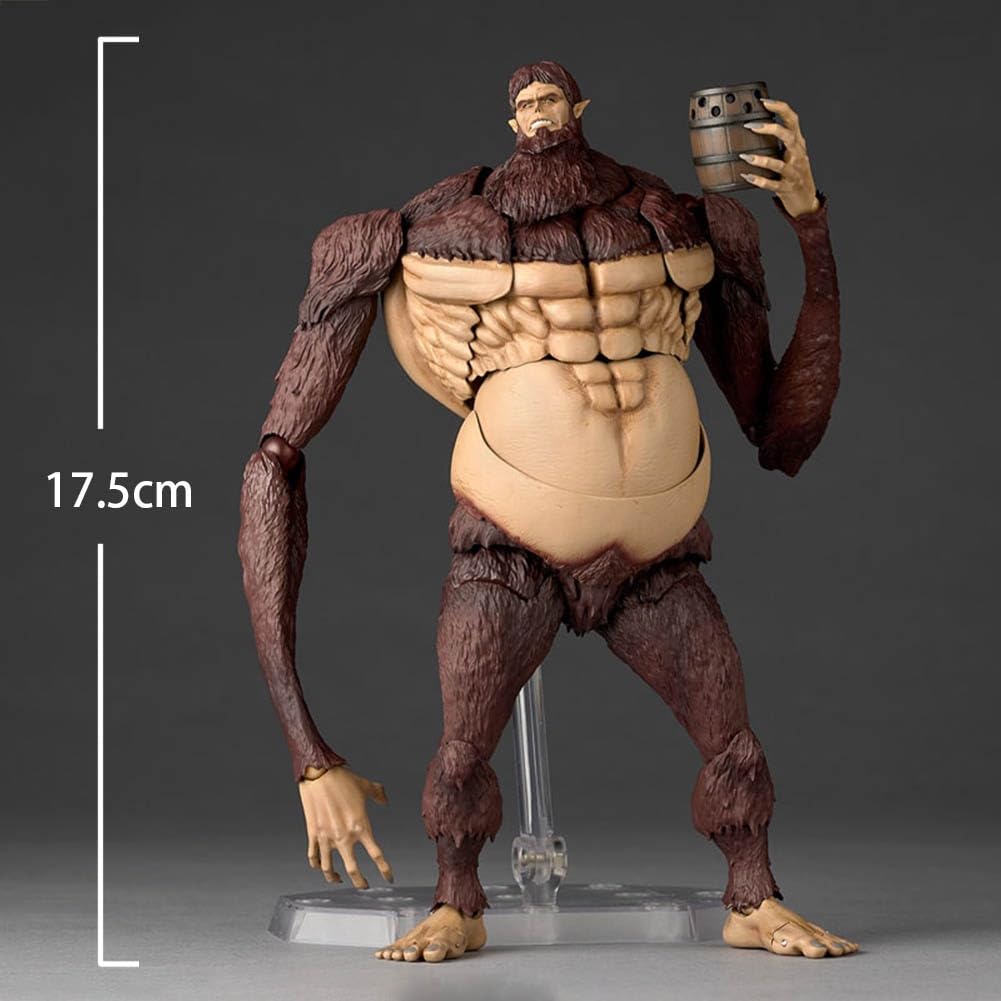 Zeke Jaeger Actionfigur Bewegliche Gelenke Anime Figuren Statue | Eren Jaeger Levi Sammelfigur, austauschbar, Titan, 17,5 cm