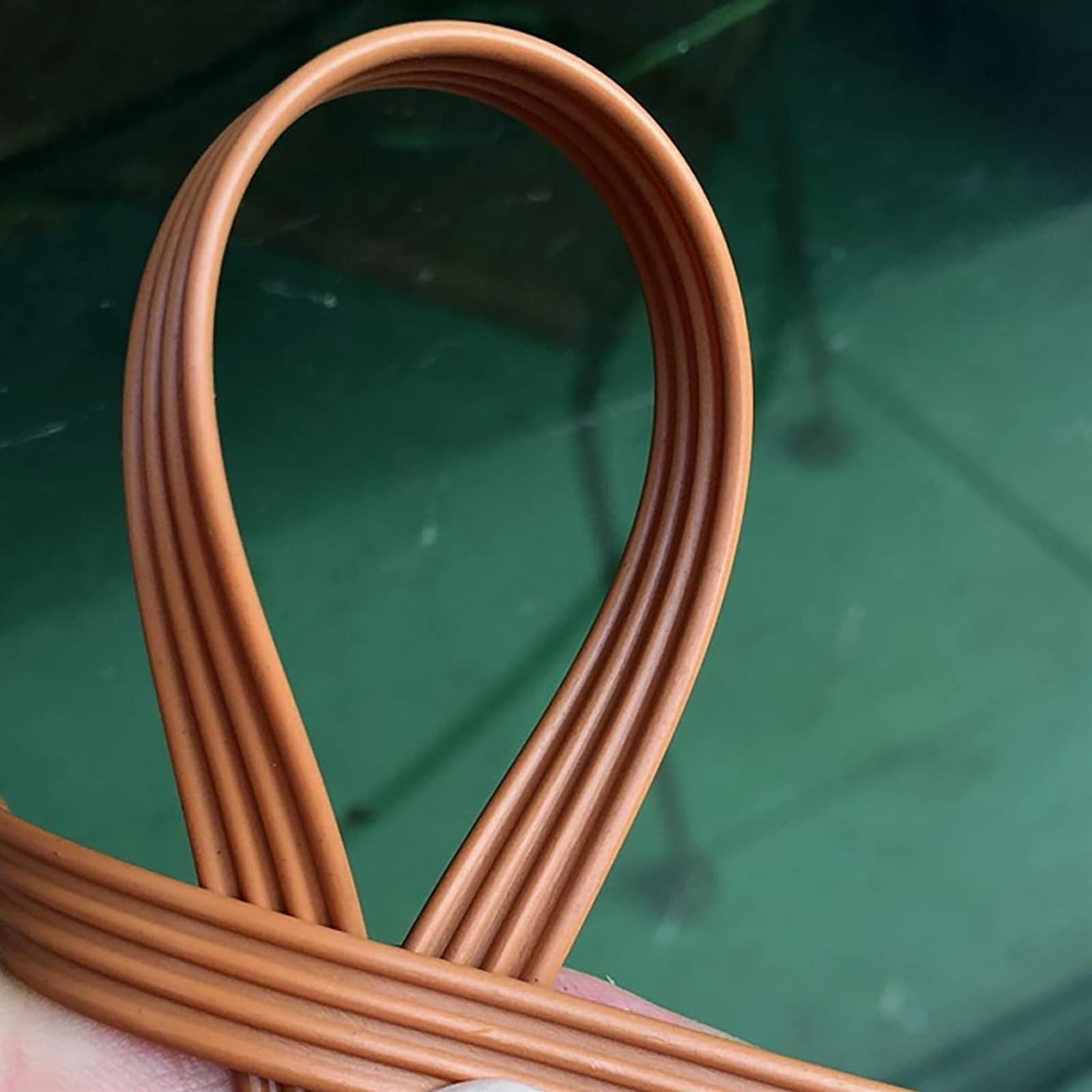OUdini Plastic Woven Rattan Wicker Repair Material 500G Rattan Repair Kit for Acapulco Chairs Flower Baskets Chairs Repair/C/8Mm