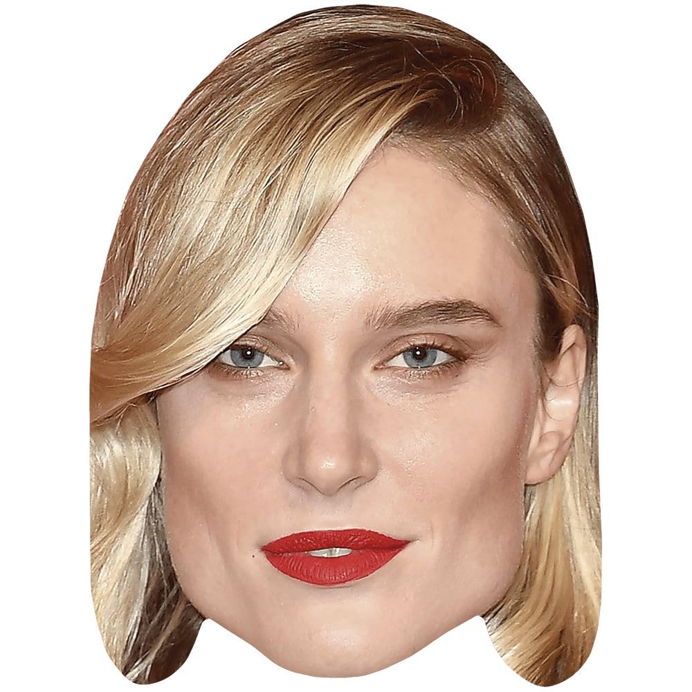 Kim Hnizdo (Lipstick) Celebrity Mask, Flat Card Face, Fancy Dress Mask