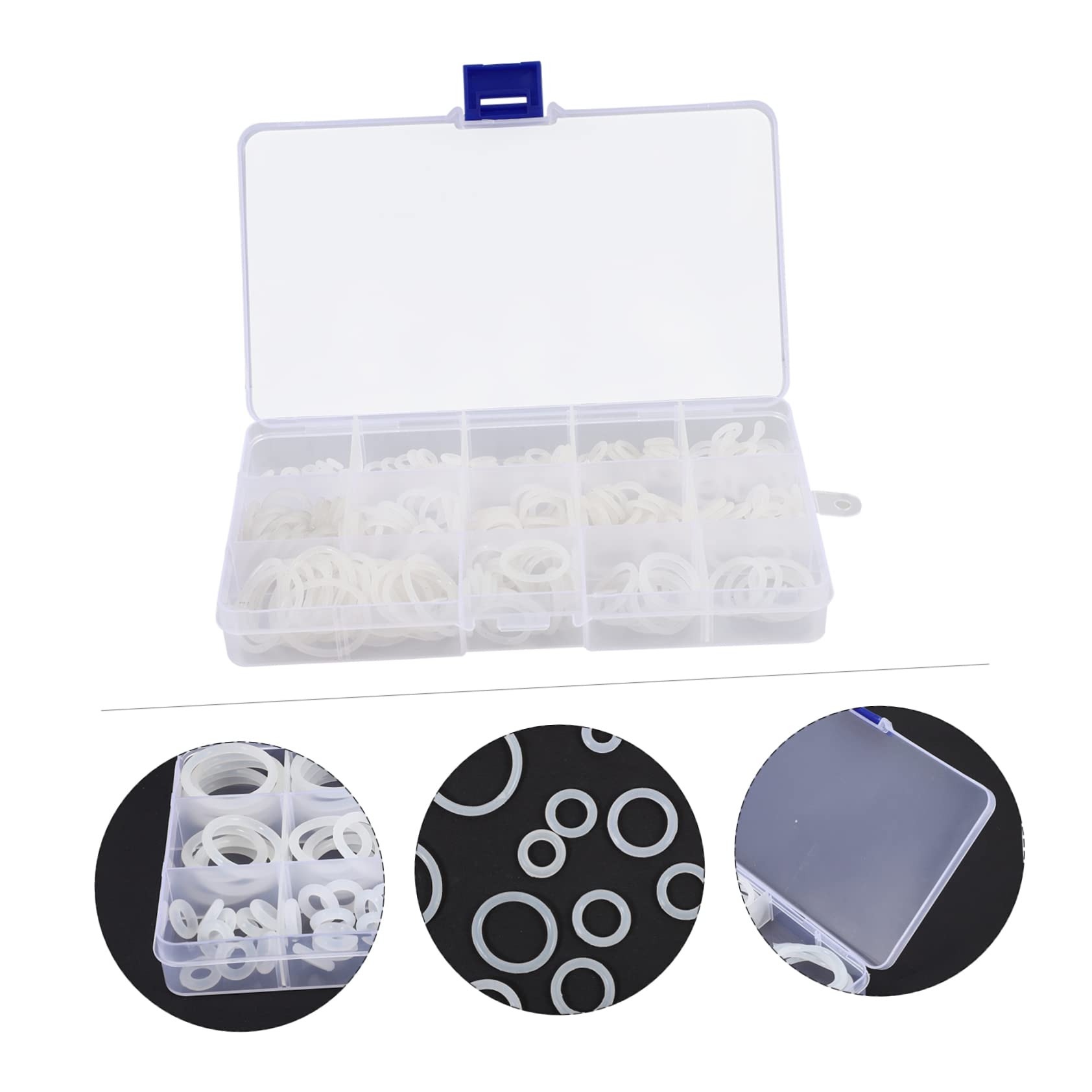 Ciieeo 3 Set Rondelle Ricambio Nylon Assortimento Guarnizioni Impermeabili Per Riparazioni Idrauliche E Automotive Per Perdite E Accessori 260 Pezzi*3