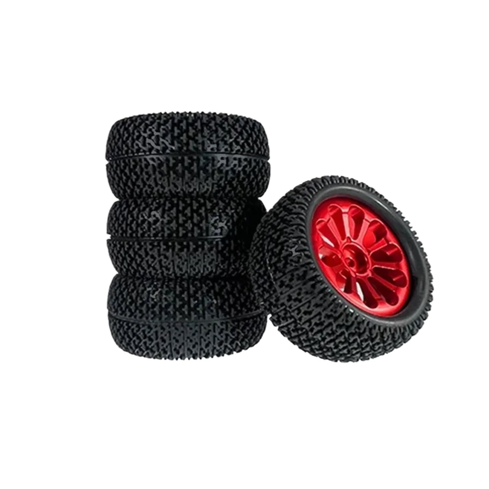 Per MJX 16207 16208 14210 1/10 1/12 1/14 1/16 1/18 RC Auto Cerchi In Metallo Pneumatici Per Ruote Da Per Rally Aggiornamento Modificare Parti Decorazione Accessori