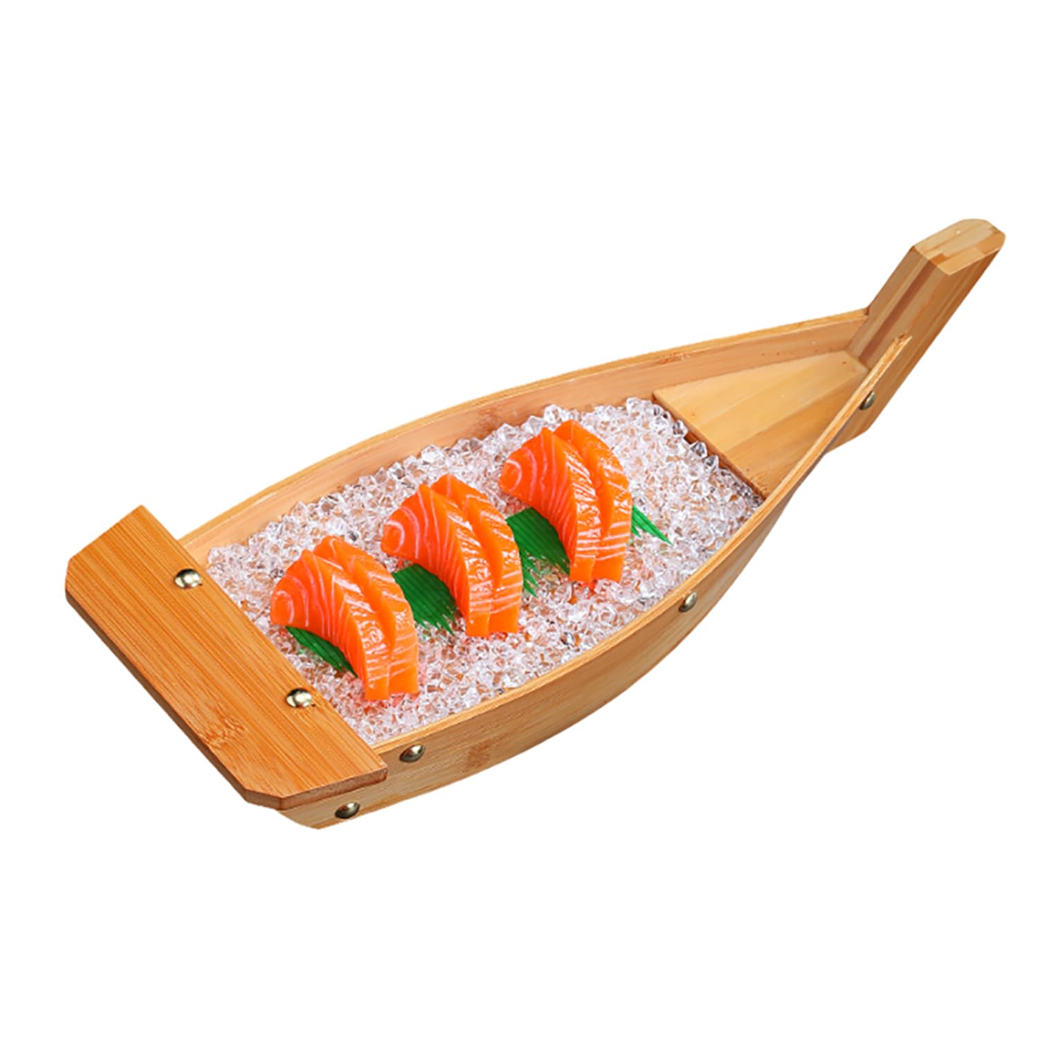 Japońska drewniana taca Sushi Sashimi na łódkę