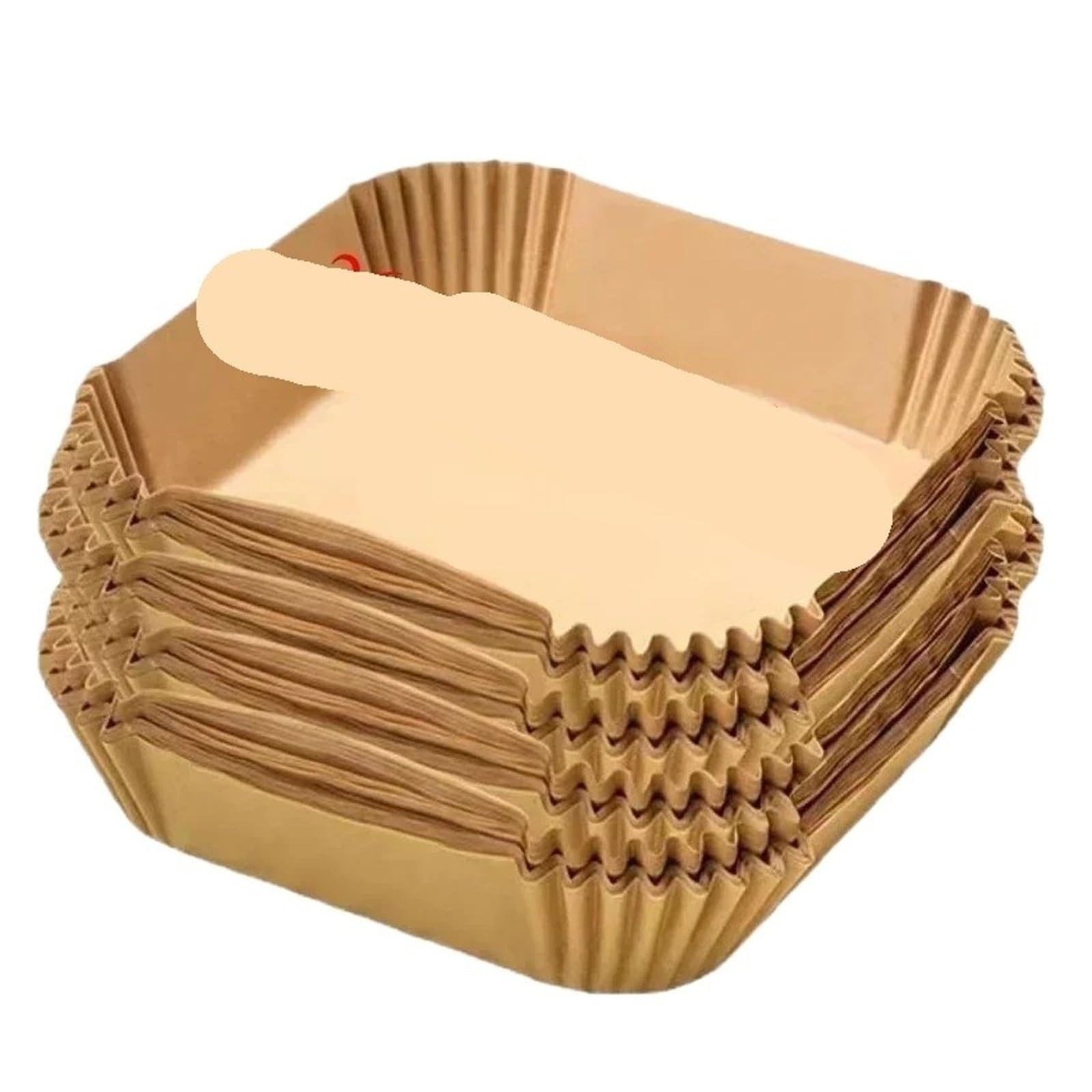 Airfrier Anti-Fett-Heißluftfritteusen-Silikonölpapier(23CM-Square,150PCS)